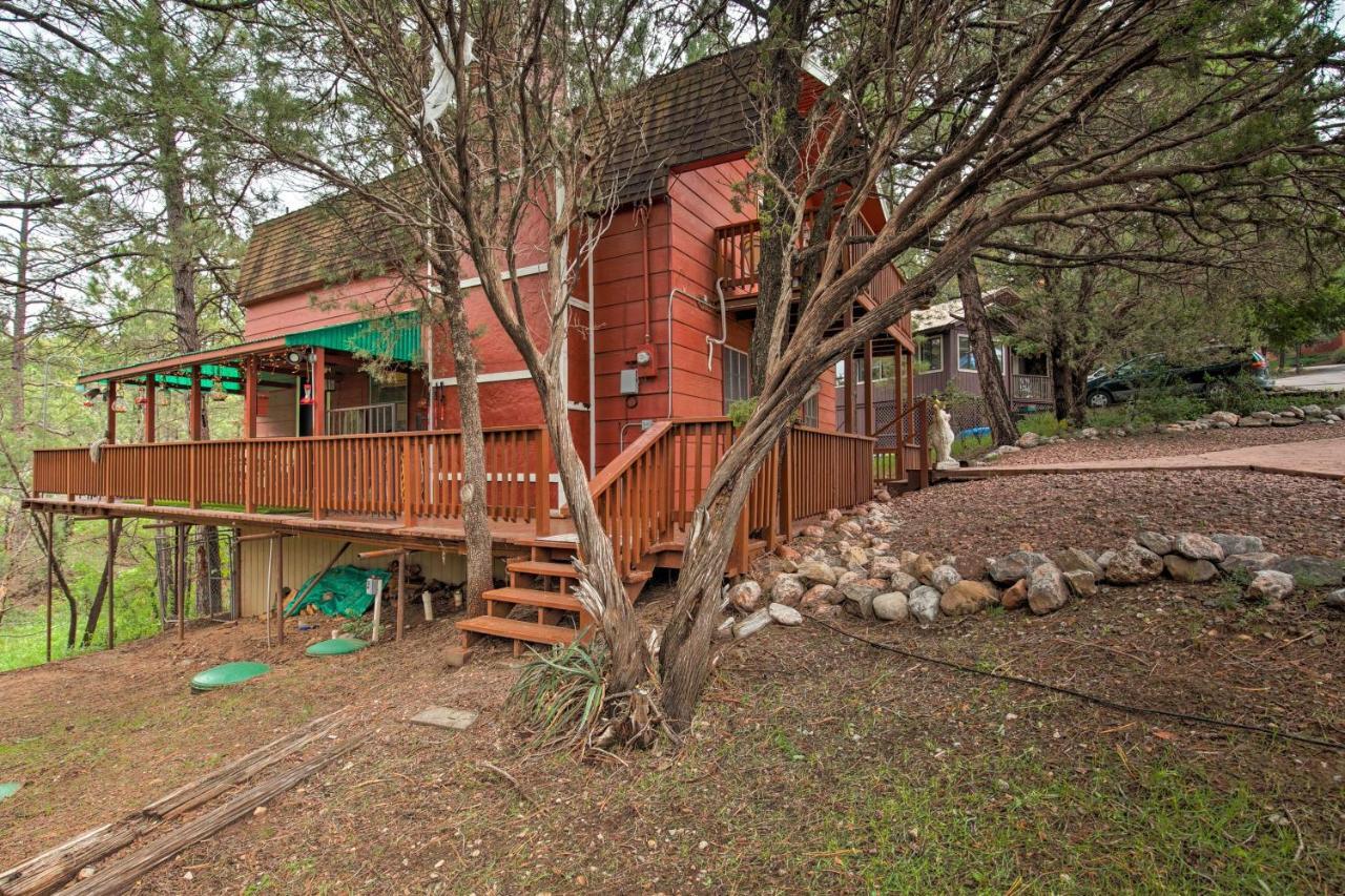 Ruidoso Cabin With Deck And Grill Less Than 3 Mi To Race Track Villa Ngoại thất bức ảnh